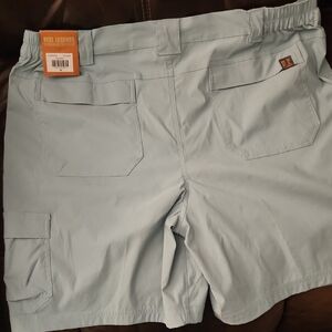 Reel Legends Men's Cargo Shorts Medium Aquifer Blue NWT